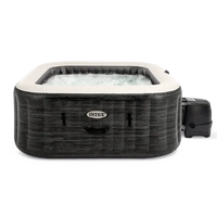 Intex PureSpa Ardoise Spa Insuflável 6 Pessoas 170 Bolhas Wi-Fi LED