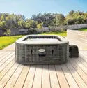 Intex PureSpa Ardoise Spa Insuflável 6 Pessoas 170 Bolhas Wi-Fi LED