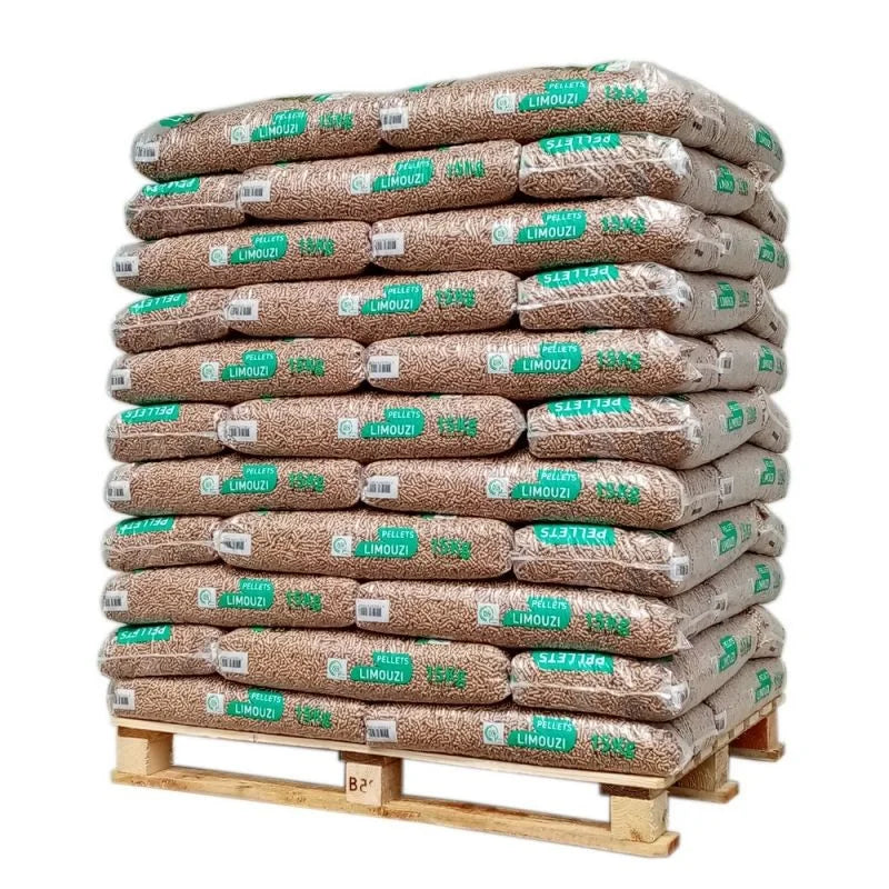 Limouzi Pellets 100% Resinosos Palete 66 Sacos x 15kg 990kg