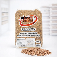 Pellets de Pinho 100% Naturais NovaLenha - Palete de 77 Sacos de 15kg