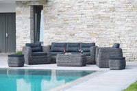 Paris Garden Bahamas Conjunto de Jardim 7 Lugares Resina Trançada